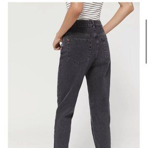 Urban Outfitters BDG Mom Jeans, Black, Size 26, 30" length